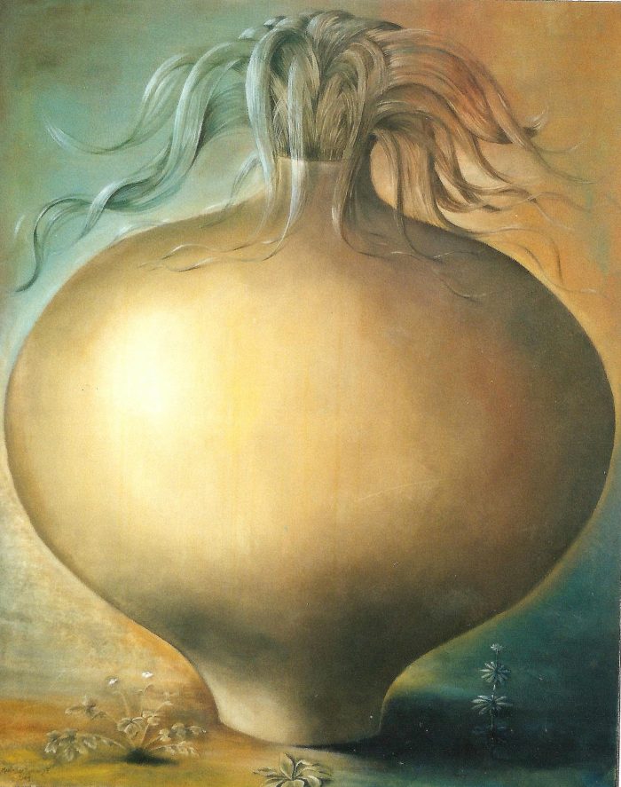 Madona, 2001. Óleo sobre lienzo, 100 x 81 cm