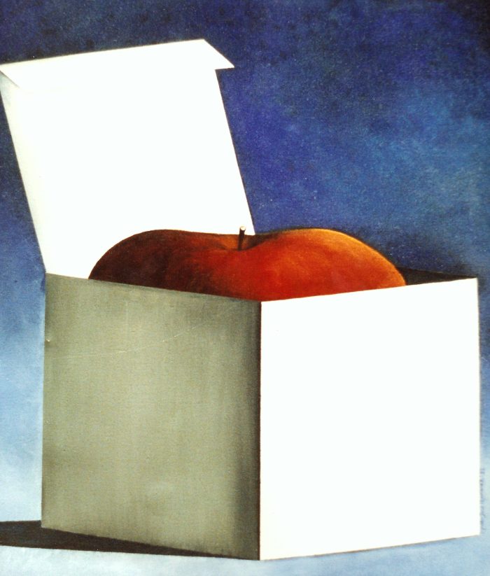 Secreto I, 1992. Óleo sobre lienzo, 61 x 50 cm.